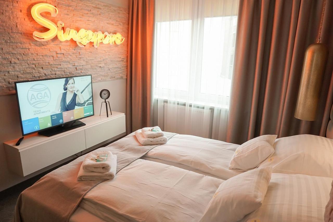 Aga Tenis Apartments By Radwanska Cracovia Esterno foto